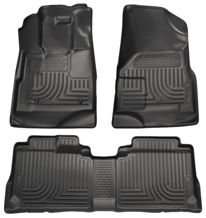 Husky Liners 10-12 Cadillac SRX WeatherBeater Combo revestimientos de piso negros (una pieza para el segundo asiento)