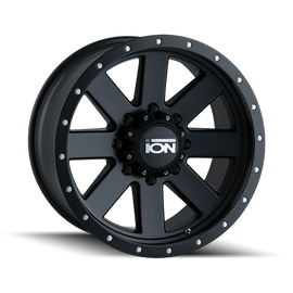 ION Type 134 20x10 / 5x127 BP / -19mm Offset / 83.82mm Hub Rueda Beadlock negra mate/negra