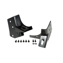 Cargar imagen en el visor de la galería, Rugged Ridge 97-06 Jeep Wrangler TJ Windshield Hinge Light Brackets Black