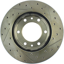 Cargar imagen en el visor de la galería, StopTech 81-89 Toyota Land Cruiser Slotted &amp; Drilled Front Rotor