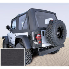 Cargar imagen en el visor de la galería, Rugged Ridge S-Top Door Skins Black Clear Windows 97-02 Jeep Wrangler TJ