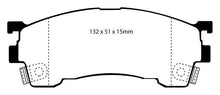 Cargar imagen en el visor de la galería, EBC 93-97 Ford Probe 2.0 16v Pastillas de freno delanteras Yellowstuff