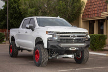 Cargar imagen en el visor de la galería, Addictive Desert Designs 2019 Chevrolet Silverado 1500 SF Front Bumper w/ Winch Mount&amp;Sensor Cutout