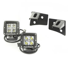 Cargar imagen en el visor de la galería, Rugged Ridge 07-18 Jeep Wrangler JK Square Windshield LED Light Kit w/ Brackets