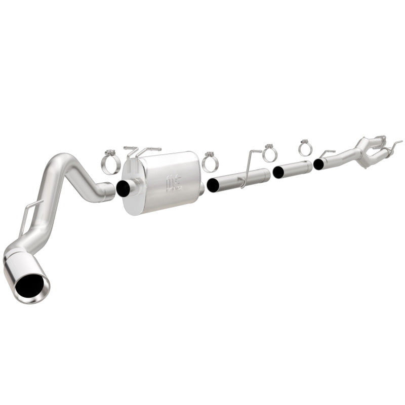 MagnaFlow Sys C/B 11-15 Ford Super Duty F250 6.2L EC CC, SS 3.5 pulg. Extensión lateral de paso trasero simple Punta de 5 pulg.