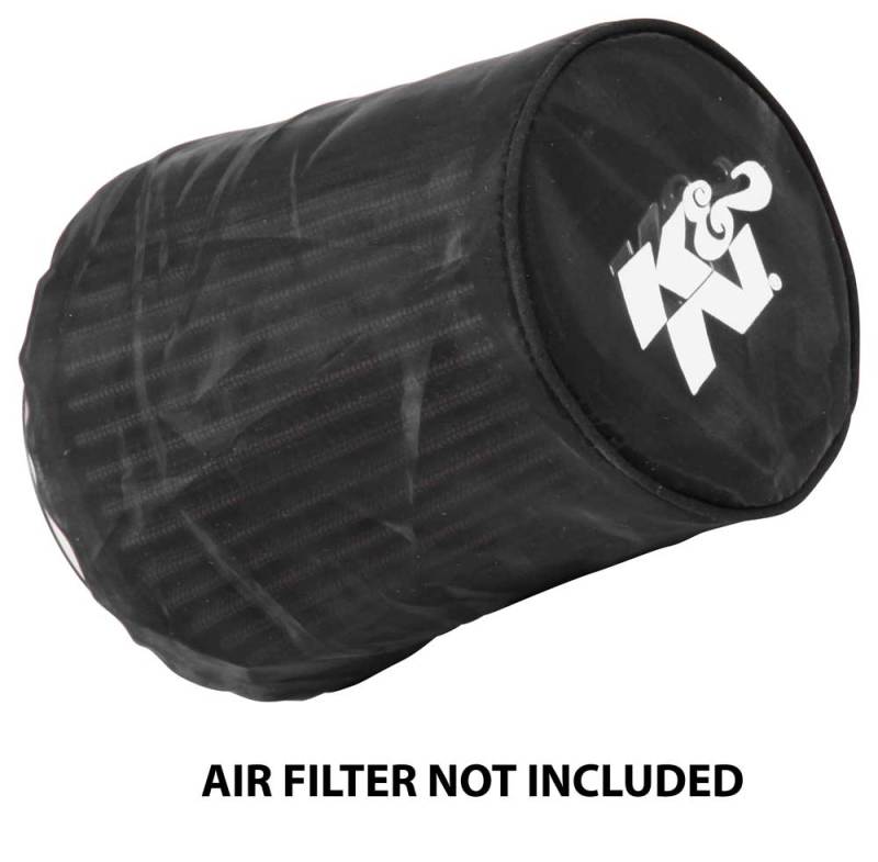 K&N Black Drycharger Rectangle Straight Air Filter Wrap - Black