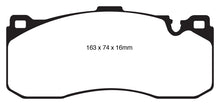 Cargar imagen en el visor de la galería, EBC 08-10 BMW 135 3.0 Twin Turbo Pastillas de freno delanteras Yellowstuff
