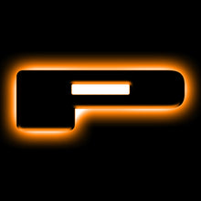 Cargar imagen en el visor de la galería, ORACLE Lighting Universal Illuminated LED Letter Badges - Matte Blk Surface Finish - P SEE WARRANTY