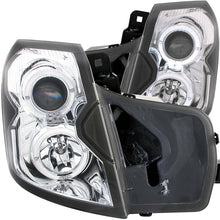 Cargar imagen en el visor de la galería, ANZO 2003-2007 Cadillac Cts Projector Headlights w/ Halo Chrome