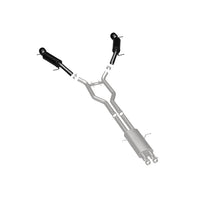 Cargar imagen en el visor de la galería, MagnaFlow Cat-Back 15-16 Land Rover Ranger Rover V6 SS 2.5in Dual Split Rear Exit 4.5in Black Tips