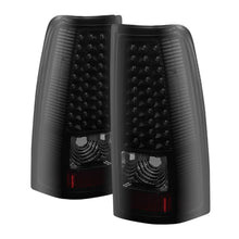 Cargar imagen en el visor de la galería, Xtune Chevy Silverado 1500/2500/3500 99-02 LED Tail Lights Black Smoke ALT-ON-CS99-LED-BSM