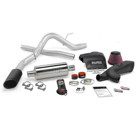 Banks Power 11-14 Ford F-150 3.5L EcoBoost Stinger System - Escape único SS con punta negra