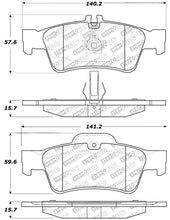 Cargar imagen en el visor de la galería, StopTech Street Select Brake Pads w/Hardware - Rear