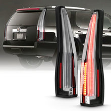 Cargar imagen en el visor de la galería, ANZO 2007-2014 Cadillac Escalade luces traseras LED rojo/transparente