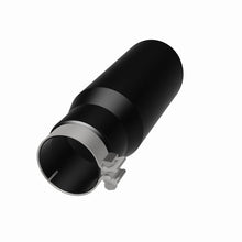 Cargar imagen en el visor de la galería, MagnaFlow Tip Stainless Black Coated Single Wall Round Single Outlet 5in Dia 3.5in Inlet 14.5in L