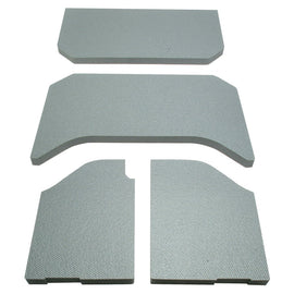 DEI 07-10 Jeep Wrangler JK 4 puertas Boom Mat Headliner - 4 piezas - Gris
