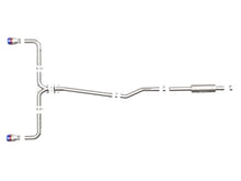 Cargar imagen en el visor de la galería, aFe Takeda Escape Cat-Back de 2-1/2 pulgadas 304 SS con puntas de llama azul 14-18 Mazda 3 L4 2.0L/2.5L