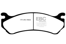Cargar imagen en el visor de la galería, EBC 02 Cadillac Escalade 5.3 (pinza trasera Akebono) Pastillas de freno delanteras extra resistentes