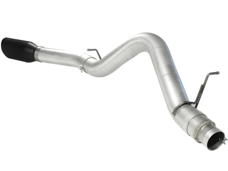 aFe Atlas Escape 5 pulgadas DPF-Back Al Steel 11-13 GM Diesel Trucks V8-6.6L (td) LML (punta negra)