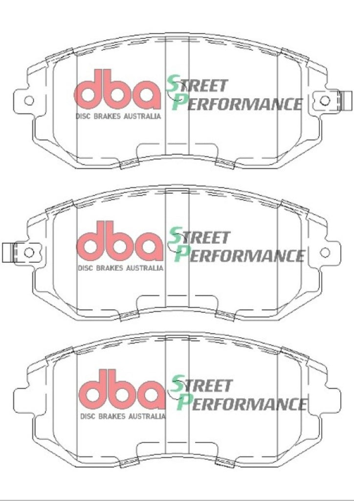 DBA 03-05 Subaru WRX / 08 Subaru WRX SP500 Pastillas de freno delanteras