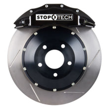 Cargar imagen en el visor de la galería, StopTech 08-09 Evo X Front BBK w/ Black ST-60 Calipers Slotted 355x32mm Rotors Pads and SS Lines