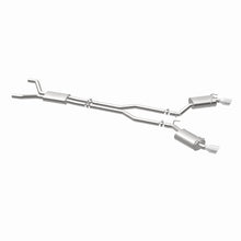 Cargar imagen en el visor de la galería, MagnaFlow Cat-Back Stainless Dual Split Rear Exit 4in Polished Tips 11-15 Chevy Camaro 3.6L V6