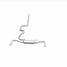 Cargar imagen en el visor de la galería, MagnaFlow 10-12 Mazda 3 L4 2.5L Hatchback Split Rear Exit Stainless Cat Back Performance Exhaust