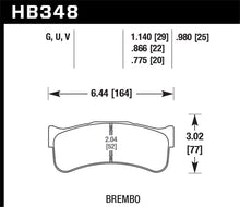 Cargar imagen en el visor de la galería, Hawk DTC-80 Brembo 25mm Race Brake Pads