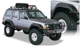 Bushwacker 84-01 Jeep Cherokee bengalas estilo recortado, 4 piezas, solo para utilitario deportivo de 4 puertas, color negro