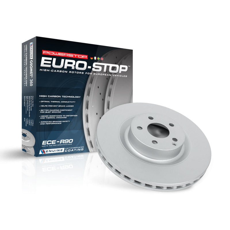 Power Stop 08-09 Saab 9-3 Rear Evolution High Carbon Geomet Coated Rotor