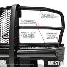 Cargar imagen en el visor de la galería, Westin/HDX Bandit 17-19 Ford F-250 / F-350 Front Bumper - Textured Black