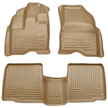 Cargar imagen en el visor de la galería, Husky Liners 10-13 Ford Taurus WeatherBeater Combo Tan Floor Liners