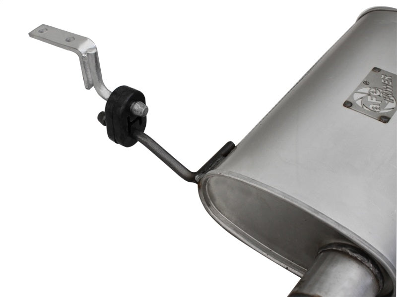 Sistema de escape aFe Scorpion, Cat Back aluminizado Hi-Tuck 07-14 Jeep Wrangler JK Unlimited V6 3.6/3.8