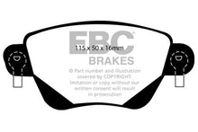 Cargar imagen en el visor de la galería, EBC 01-04 Jaguar X-Type 2.5 Redstuff Rear Brake Pads