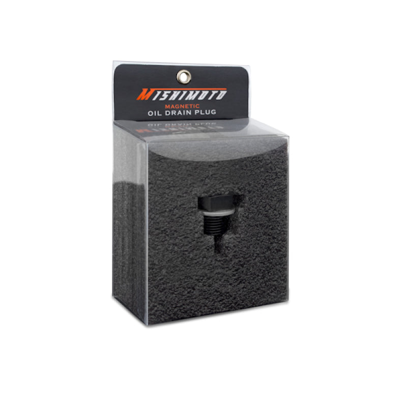 Tapón magnético de drenaje de aceite Mishimoto M12 x 1,25 negro