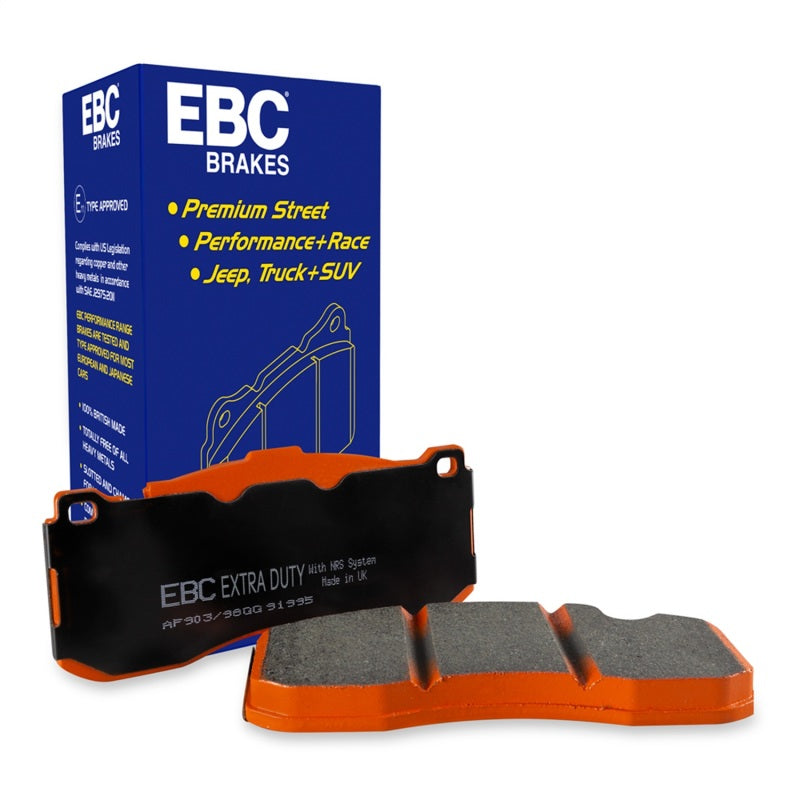 EBC 02 Cadillac Escalade 5.3 (pinza trasera Akebono) Pastillas de freno traseras extra resistentes