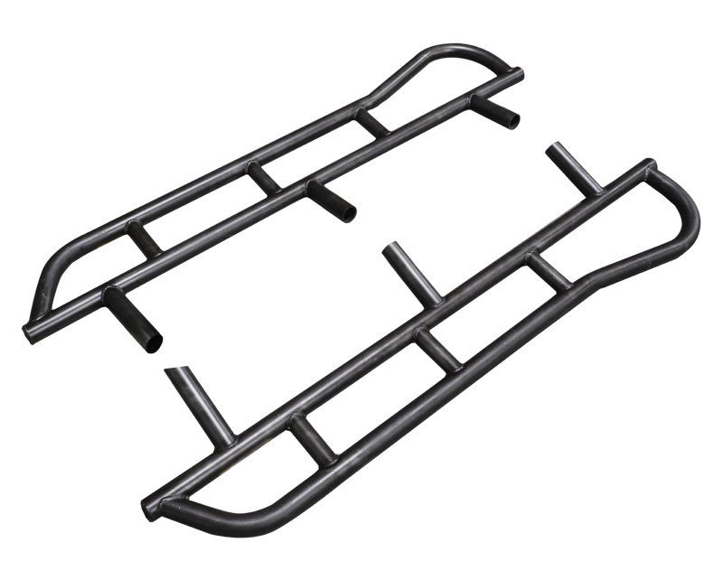 Toyota Pickup Rock Sliders 80.0 Inch Black Powdercoat without Fill Plates 89-95 Pickup Xtra Cab All Pro Off Road