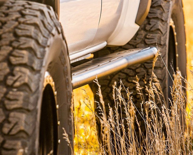 Tacoma APEX Rock Sliders Bare with Fill Plates 05-Present Toyota Tacoma Access Cab Long Bed/Double Cab Short Bed All Pro Off Road