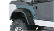 Cargar imagen en el visor de la galería, Bushwacker 59-83 Jeep CJ5 bengalas estilo recortado 2 piezas - negro