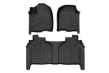 Floor Mats - FR & RR - FR Bucket - Crew - Chevy/GMC 1500 (19-23)