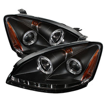 Cargar imagen en el visor de la galería, Spyder Nissan Altima 02-04 Projector Headlights Halogen Model- LED Halo LED Blk PRO-YD-NA02-HL-BK