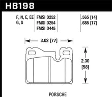 Cargar imagen en el visor de la galería, Hawk 77-88 Porsche 924 / 78-85 y 92-95 928 / 83-91 944 HT-10 Pastillas de freno traseras de carrera
