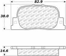 Load image into Gallery viewer, Stoptech 05-10 Scion tC Rear ST Street Select Brake Pads