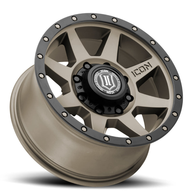ICON Rebound 17x8.5 8x6.5 13mm Offset 5.25in BS Rueda de bronce de 121.4mm de diámetro