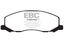 Cargar imagen en el visor de la galería, EBC 10-11 Saab 9-5 2.0 Turbo (rotor delantero de 13,3 pulgadas) Pastillas de freno delanteras Yellowstuff