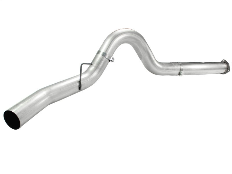 aFe Atlas Sistema de escape de acero aluminizado con respaldo DPF de 5 pulgadas, camionetas Ford Diesel 11-14 v8-6.7L (td) Sin punta