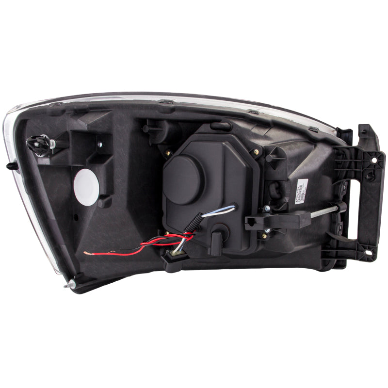 ANZO 2006-2008 Dodge Ram 1500 Faros delanteros proyectores con barra en U, color negro