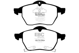 Pastillas de freno delanteras EBC 98 Saab 9-3 2.0 Turbo Redstuff