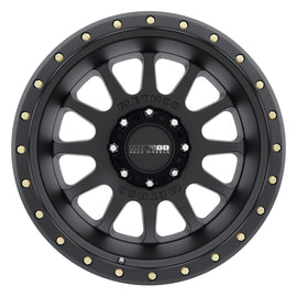 Method MR605 NV 20x10 -24 mm Offset 8x180 124,1 mm CB Rueda negra mate