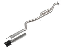Cargar imagen en el visor de la galería, aFe Lexus IS300 01-05 L6-3.0L Takeda Cat-Back Exhaust System- Black Tip